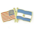 USA & Argentina Flag Pin